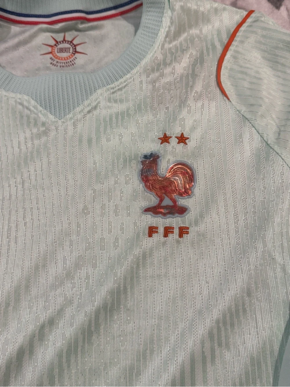 Nike men’s ' France Football Crest Short-Sleeve Top - Mint Green